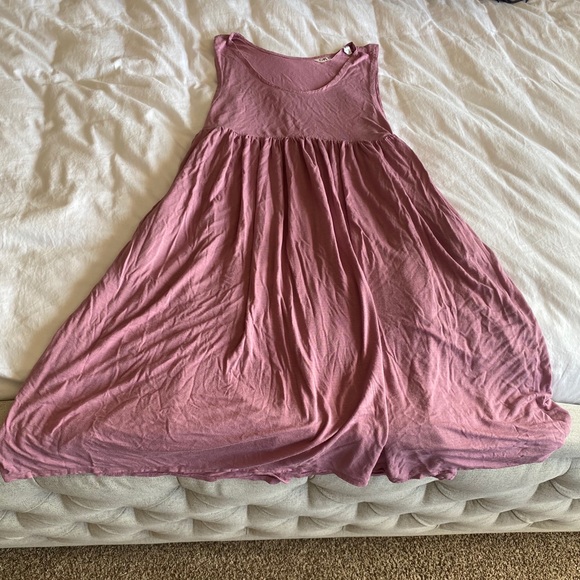 Vintage plum summer dress - Picture 1 of 8